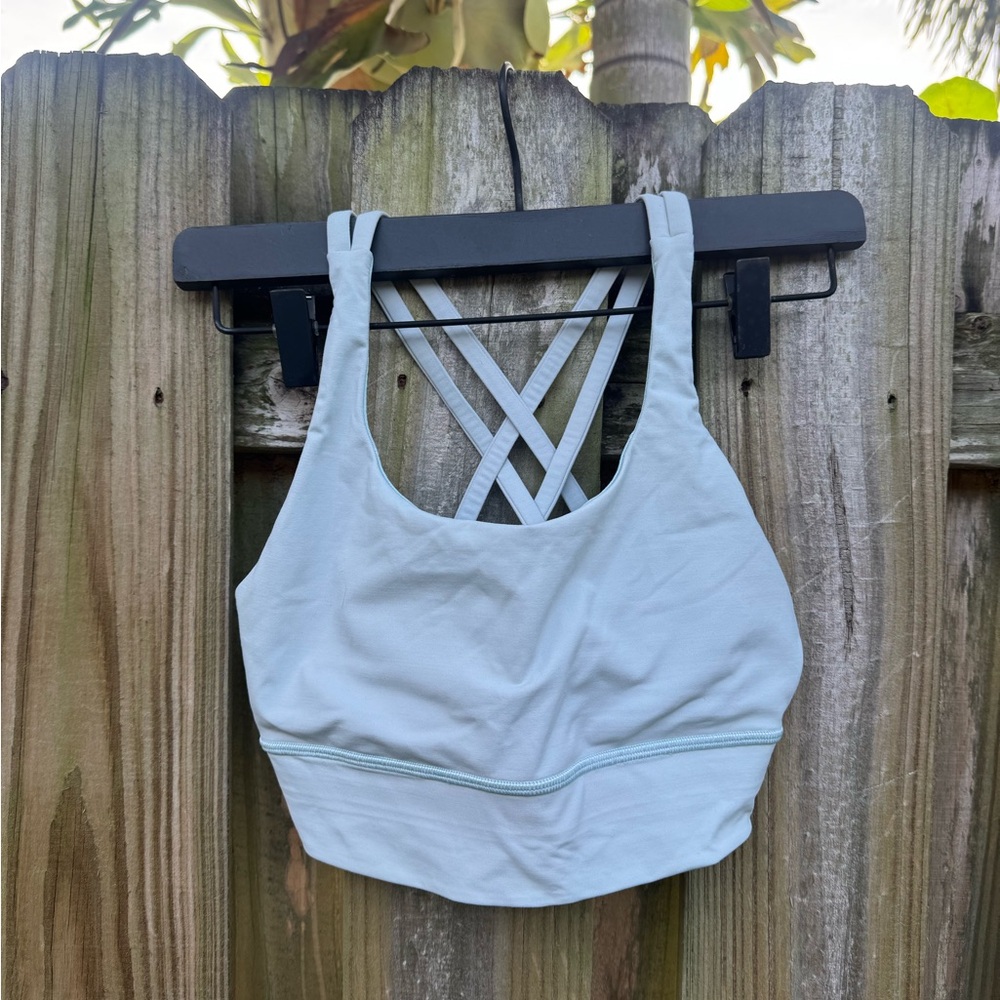 Lululemon Light Blue Energy Bra